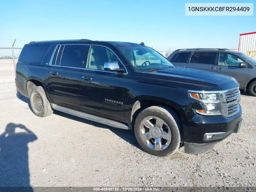 1GNSKKKC8FR294409 2015 Chevrolet Suburban 1500 Ltz