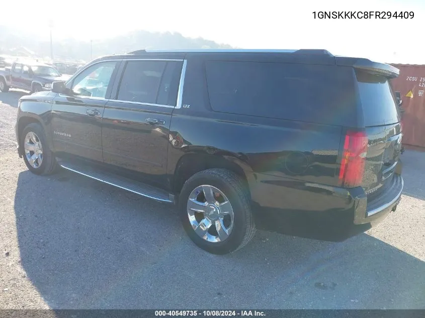 2015 Chevrolet Suburban 1500 Ltz VIN: 1GNSKKKC8FR294409 Lot: 40549735