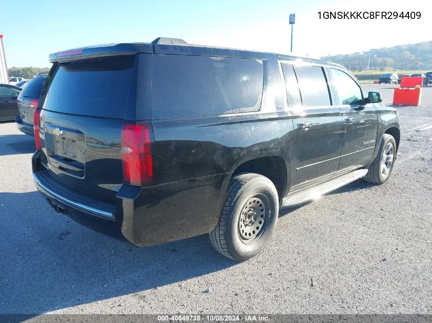 2015 Chevrolet Suburban 1500 Ltz VIN: 1GNSKKKC8FR294409 Lot: 40549735