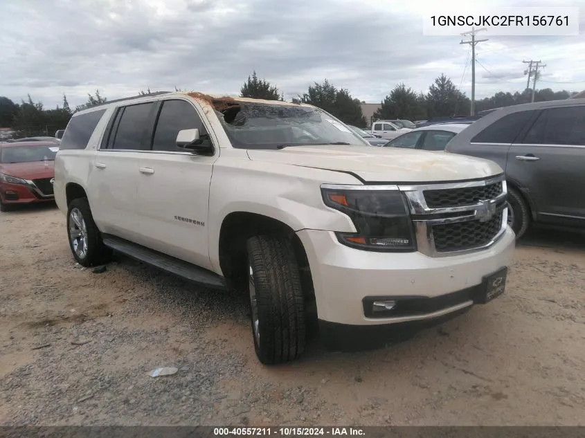 2015 Chevrolet Suburban 1500 Lt VIN: 1GNSCJKC2FR156761 Lot: 40557211