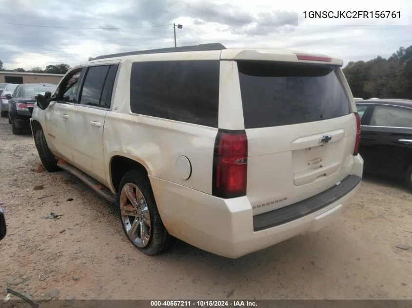 2015 Chevrolet Suburban 1500 Lt VIN: 1GNSCJKC2FR156761 Lot: 40557211