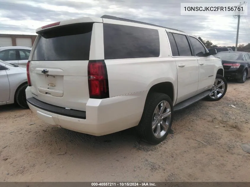 2015 Chevrolet Suburban 1500 Lt VIN: 1GNSCJKC2FR156761 Lot: 40557211