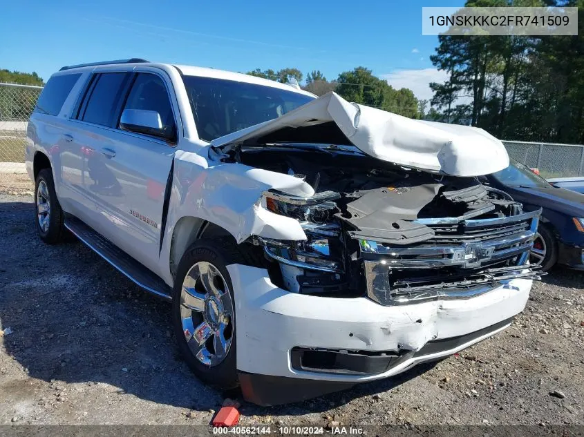 1GNSKKKC2FR741509 2015 Chevrolet Suburban 1500 Ltz