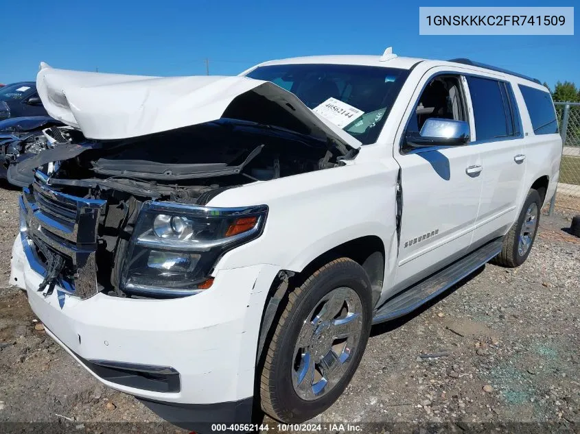 2015 Chevrolet Suburban 1500 Ltz VIN: 1GNSKKKC2FR741509 Lot: 40562144