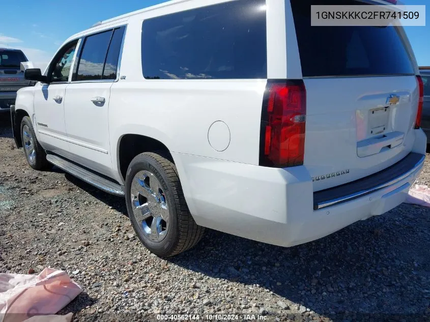 1GNSKKKC2FR741509 2015 Chevrolet Suburban 1500 Ltz