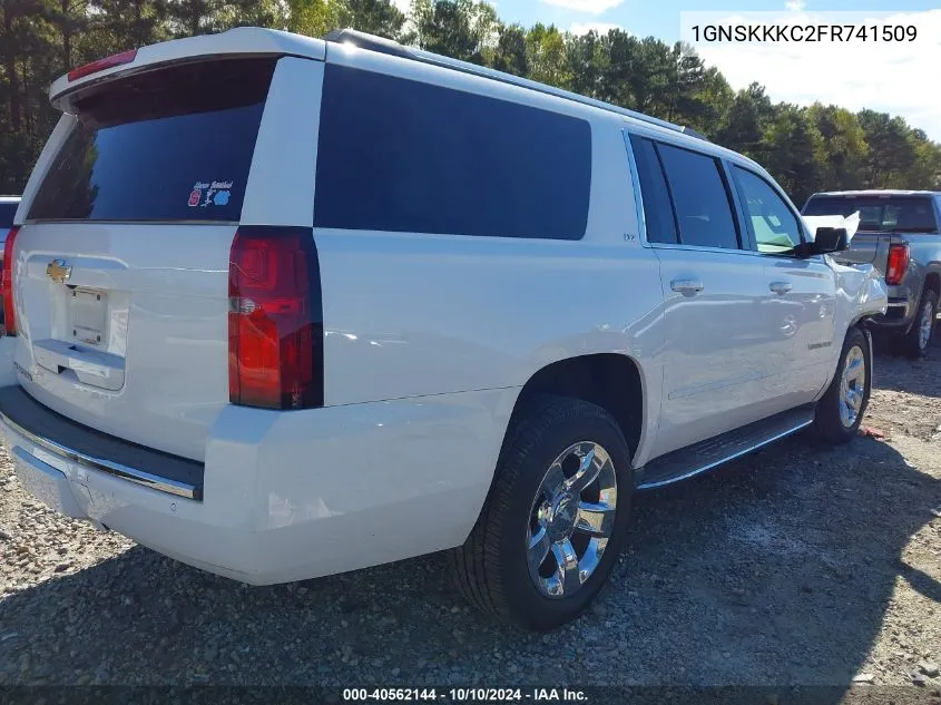 2015 Chevrolet Suburban 1500 Ltz VIN: 1GNSKKKC2FR741509 Lot: 40562144