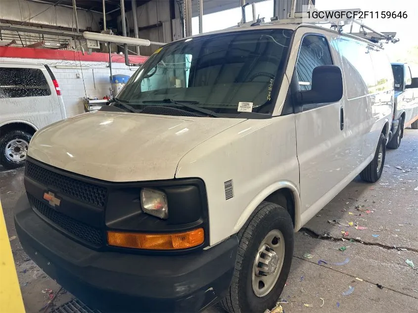 1GCWGFCF2F1159646 2015 Chevrolet Express 2500 Work Van