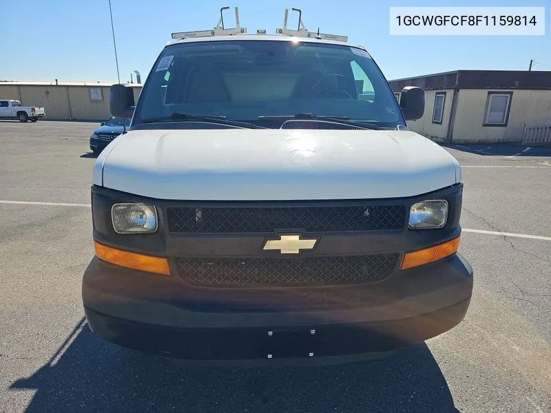 2015 Chevrolet Express 2500 Work Van VIN: 1GCWGFCF8F1159814 Lot: 40567242