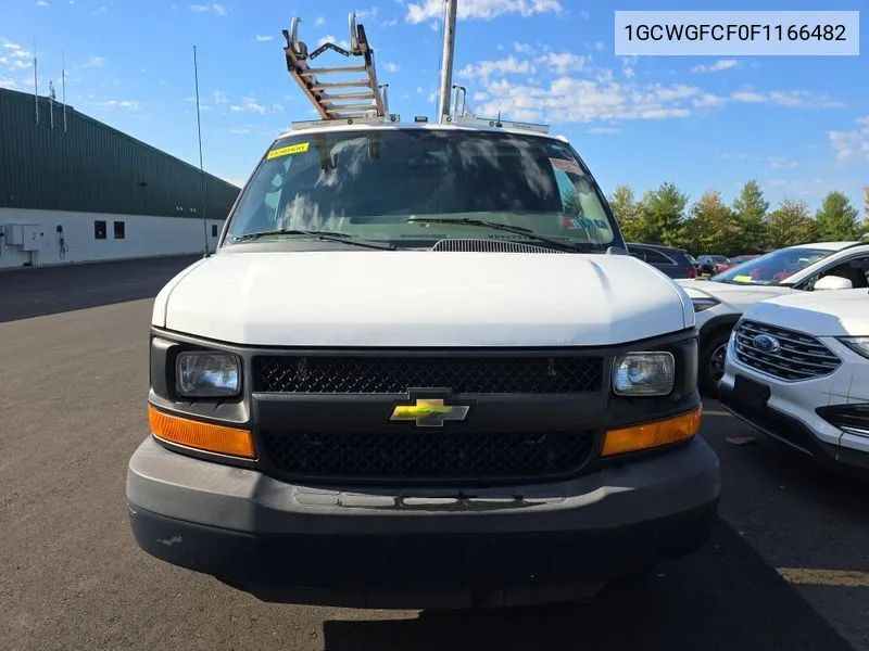 2015 Chevrolet Express 2500 Work Van VIN: 1GCWGFCF0F1166482 Lot: 40574158