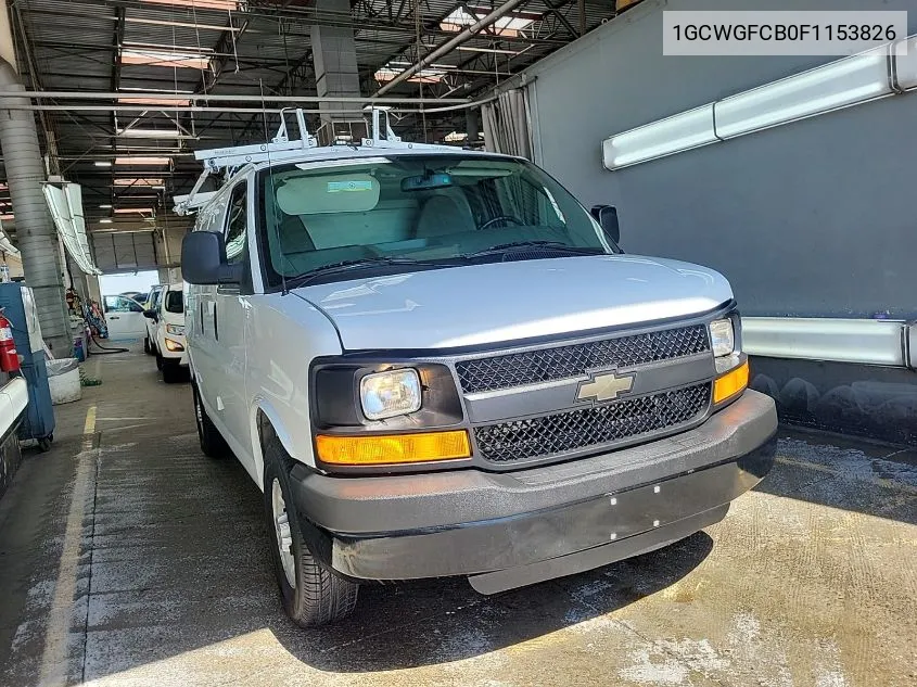 1GCWGFCB0F1153826 2015 Chevrolet Express 2500 Work Van