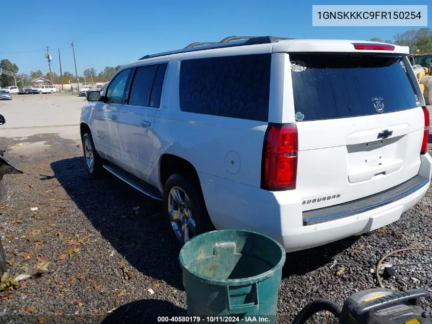 1GNSKKKC9FR150254 2015 Chevrolet Suburban 1500 Ltz