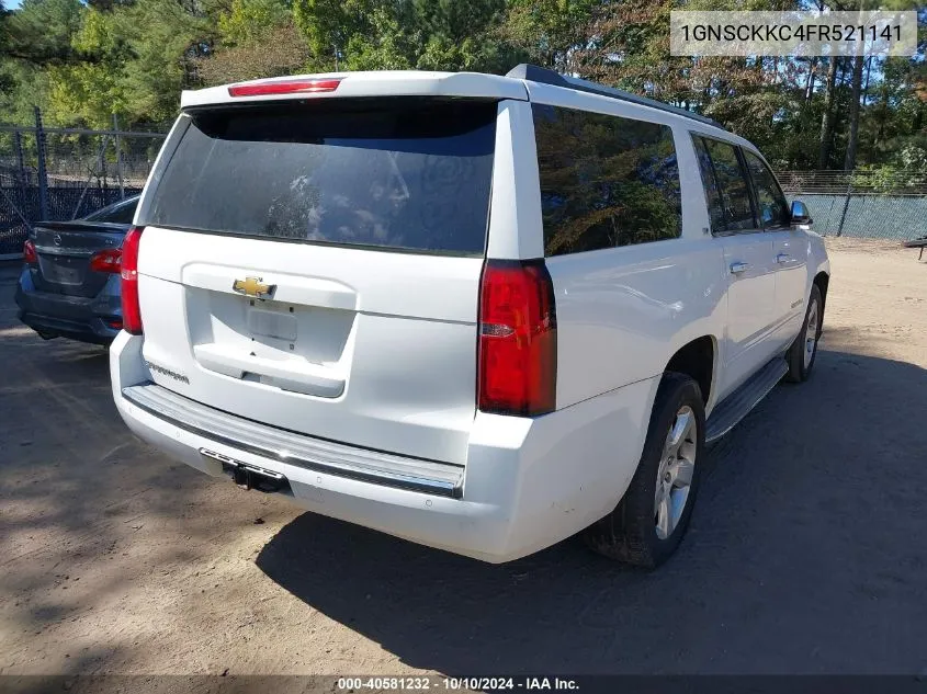 1GNSCKKC4FR521141 2015 Chevrolet Suburban 1500 Ltz