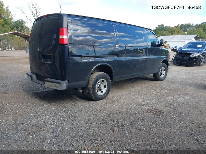 2015 Chevrolet Express 2500 Work Van VIN: 1GCWGFCF7F1186468 Lot: 40588608