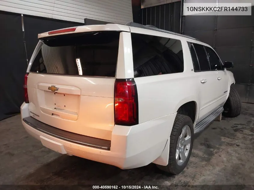 2015 Chevrolet Suburban 1500 Ltz VIN: 1GNSKKKC2FR144733 Lot: 40590162