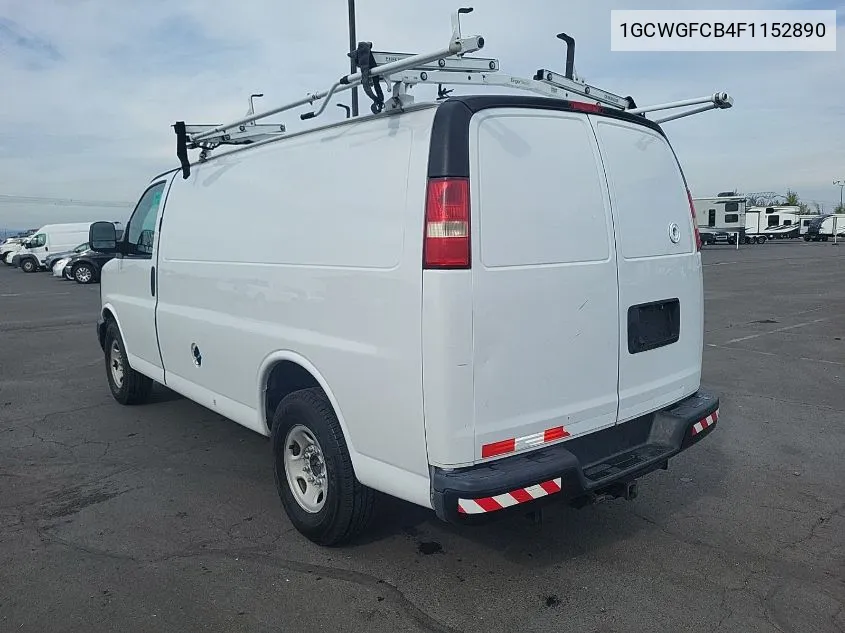 1GCWGFCB4F1152890 2015 Chevrolet Express 2500 Work Van