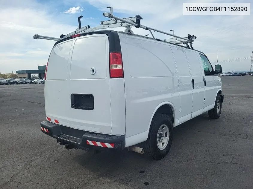 1GCWGFCB4F1152890 2015 Chevrolet Express 2500 Work Van