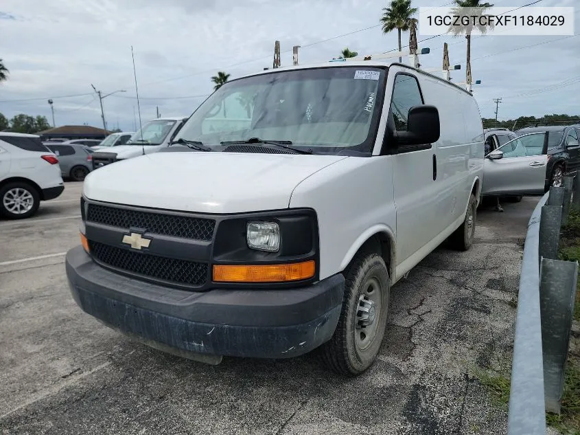 2015 Chevrolet Express G3500 VIN: 1GCZGTCFXF1184029 Lot: 40610431