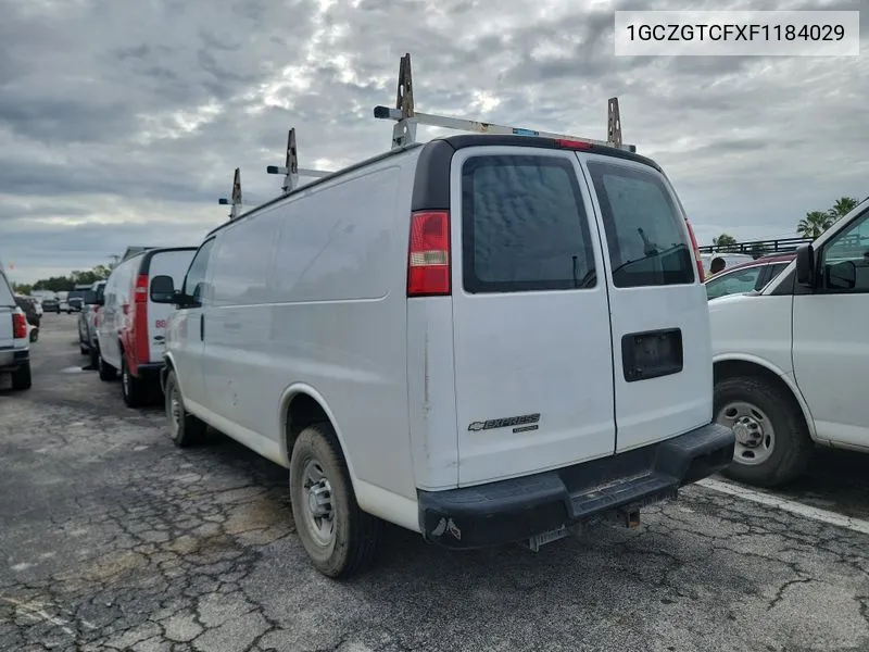 2015 Chevrolet Express G3500 VIN: 1GCZGTCFXF1184029 Lot: 40610431