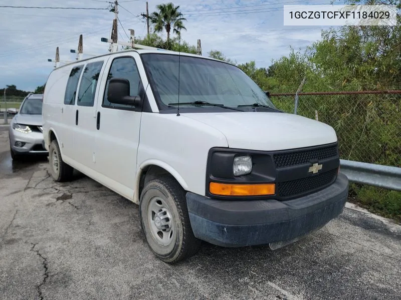 2015 Chevrolet Express G3500 VIN: 1GCZGTCFXF1184029 Lot: 40610431