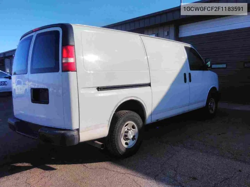 2015 Chevrolet Express 2500 Work Van VIN: 1GCWGFCF2F1183591 Lot: 40649355