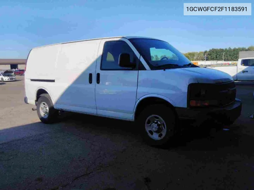 2015 Chevrolet Express 2500 Work Van VIN: 1GCWGFCF2F1183591 Lot: 40649355