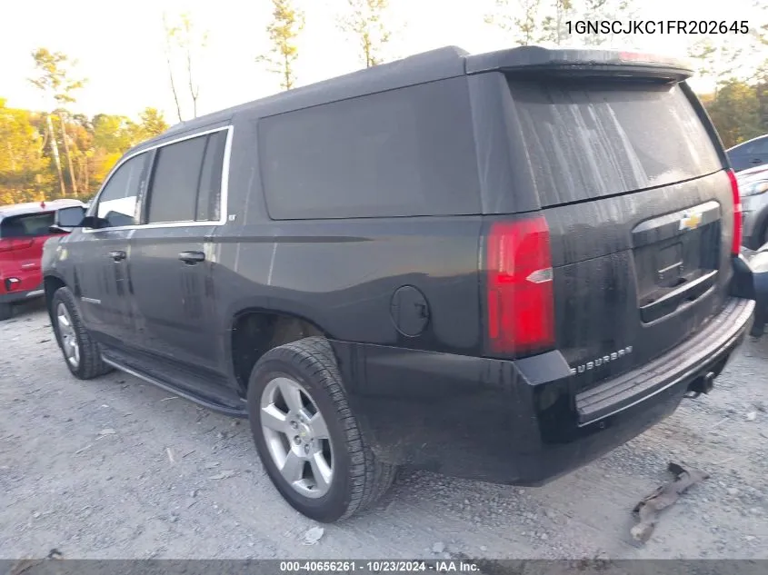 1GNSCJKC1FR202645 2015 Chevrolet Suburban 1500 Lt