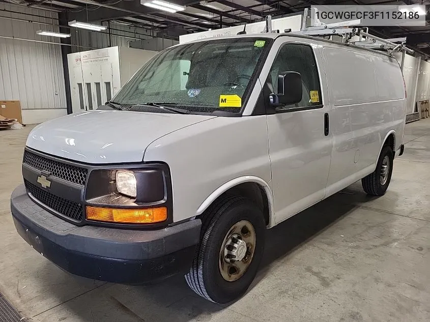 2015 Chevrolet Express G2500 VIN: 1GCWGFCF3F1152186 Lot: 40670660