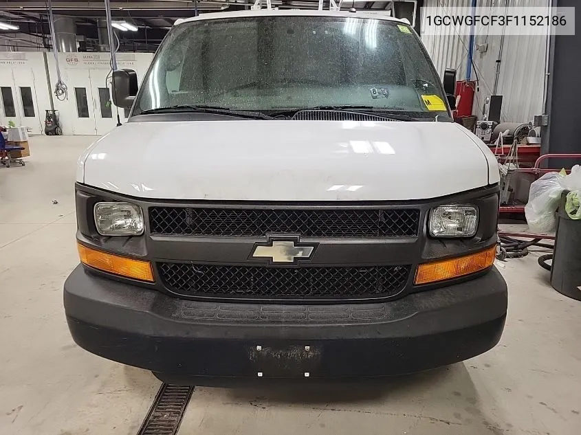 2015 Chevrolet Express G2500 VIN: 1GCWGFCF3F1152186 Lot: 40670660