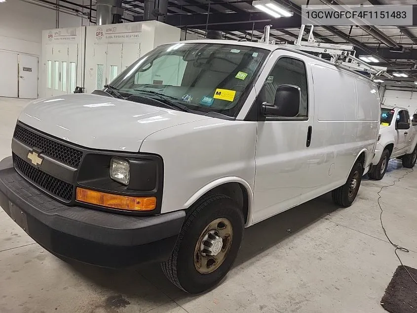 2015 Chevrolet Express G2500 VIN: 1GCWGFCF4F1151483 Lot: 40670661