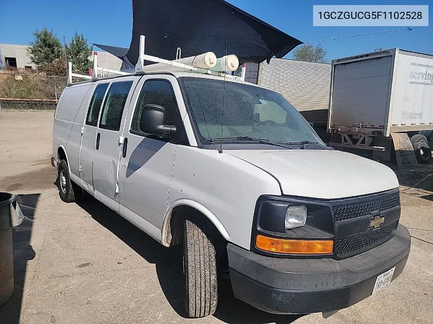 2015 Chevrolet Express 3500 Work Van VIN: 1GCZGUCG5F1102528 Lot: 40690353