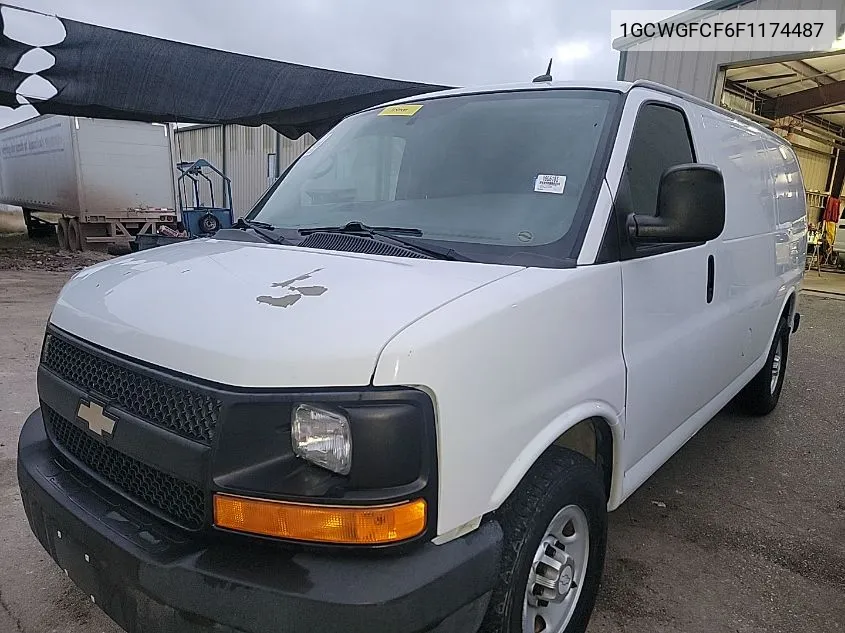 2015 Chevrolet Express 2500 Work Van VIN: 1GCWGFCF6F1174487 Lot: 40690367