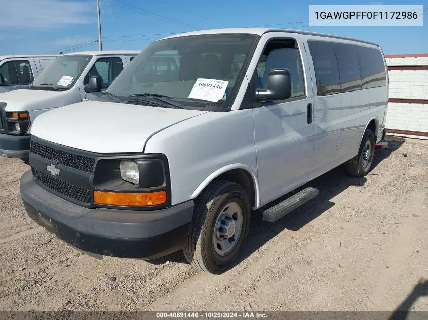 1GAWGPFF0F1172986 2015 Chevrolet Express 2500 Ls