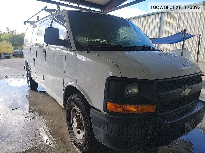 2015 Chevrolet Express 2500 Work Van VIN: 1GCWGFCFXF1175092 Lot: 40692917