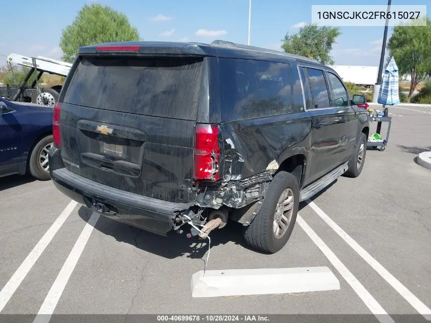 2015 Chevrolet Suburban 1500 Lt VIN: 1GNSCJKC2FR615027 Lot: 40699678