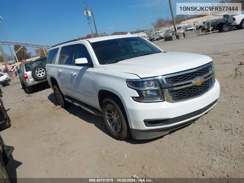 2015 Chevrolet Suburban 1500 Lt VIN: 1GNSKJKC9FR577444 Lot: 40701879