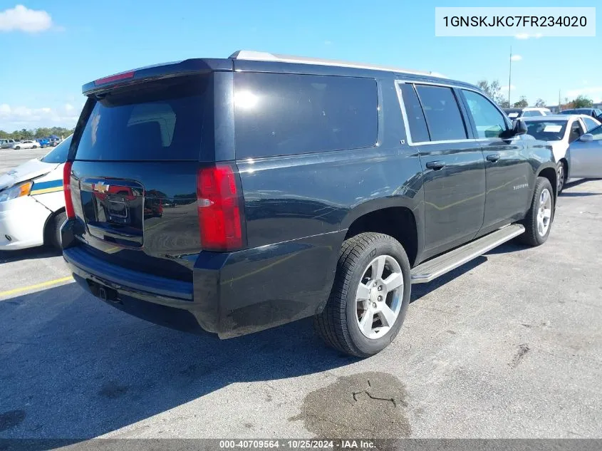 2015 Chevrolet Suburban 1500 Lt VIN: 1GNSKJKC7FR234020 Lot: 40709564