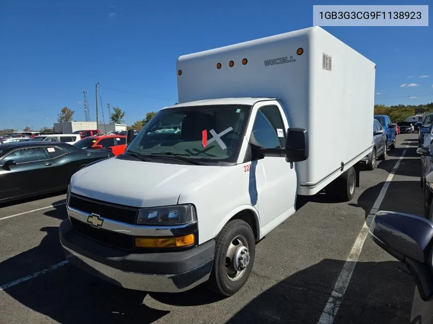 2015 Chevrolet Express Cutaway 3500 VIN: 1GB3G3CG9F1138923 Lot: 40712460