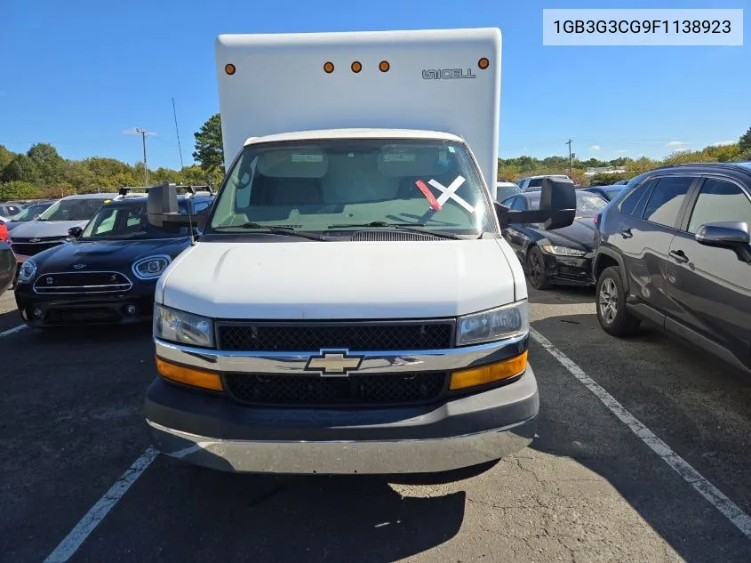 2015 Chevrolet Express Cutaway 3500 VIN: 1GB3G3CG9F1138923 Lot: 40712460