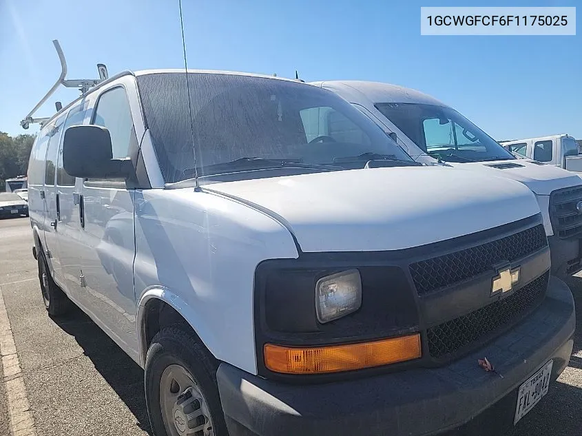 2015 Chevrolet Express G2500 VIN: 1GCWGFCF6F1175025 Lot: 40718528