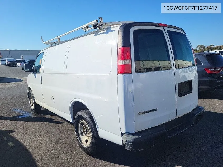 2015 Chevrolet Express G2500 VIN: 1GCWGFCF7F1277417 Lot: 40733986