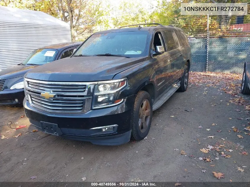 2015 Chevrolet Suburban 1500 Ltz VIN: 1GNSKKKC1FR272784 Lot: 40749556