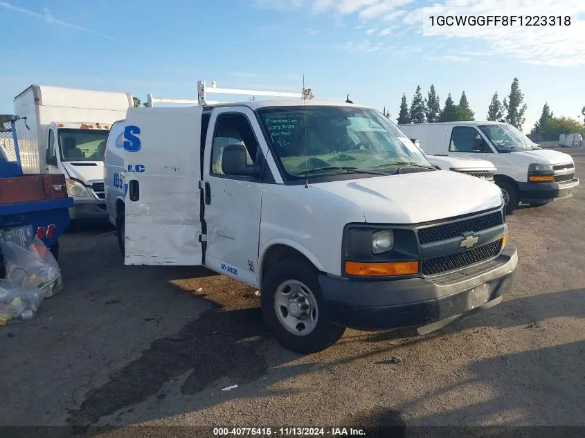 1GCWGGFF8F1223318 2015 Chevrolet Express 2500 Work Van