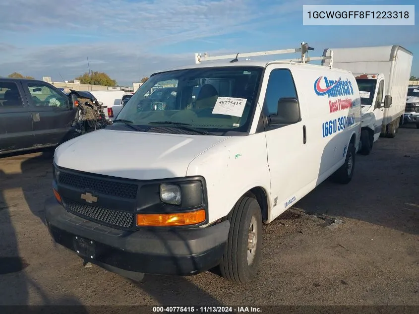 1GCWGGFF8F1223318 2015 Chevrolet Express 2500 Work Van