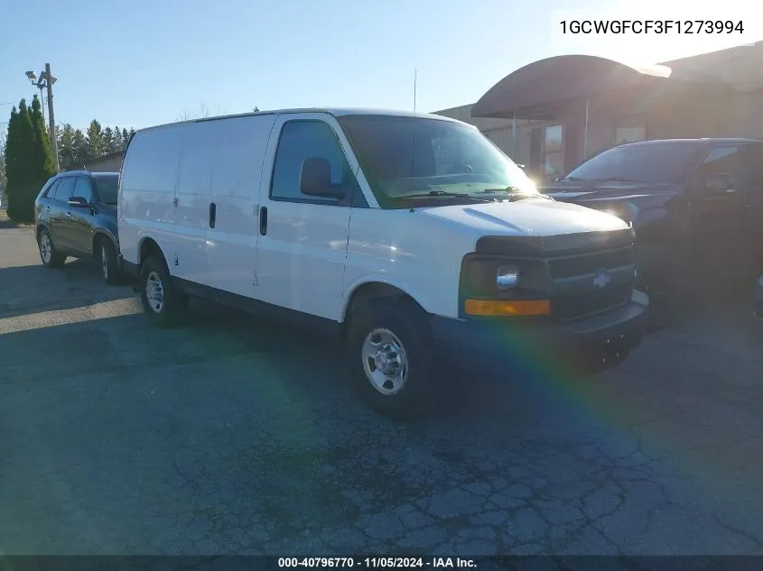 2015 Chevrolet Express 2500 Work Van VIN: 1GCWGFCF3F1273994 Lot: 40796770