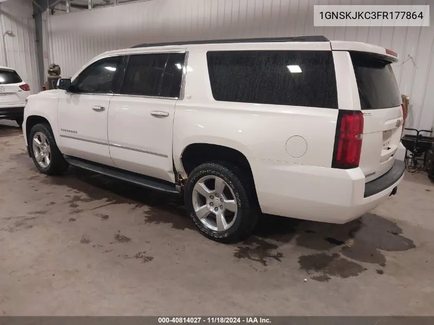 2015 Chevrolet Suburban 1500 Lt VIN: 1GNSKJKC3FR177864 Lot: 40814027