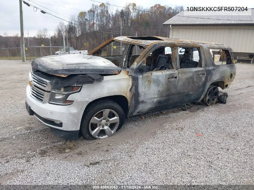 2015 Chevrolet Suburban 1500 Ltz VIN: 1GNSKKKC5FR507204 Lot: 40863083