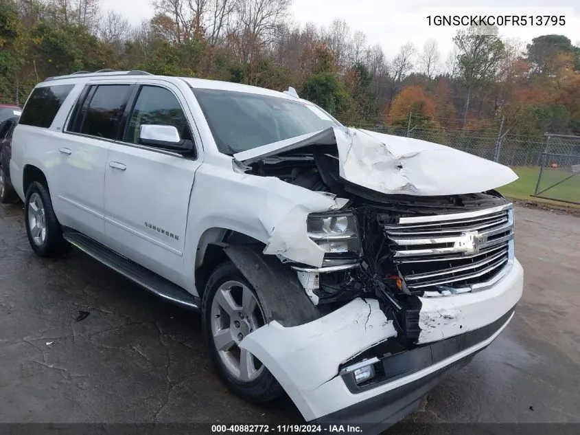 2015 Chevrolet Suburban 1500 Ltz VIN: 1GNSCKKC0FR513795 Lot: 40882772