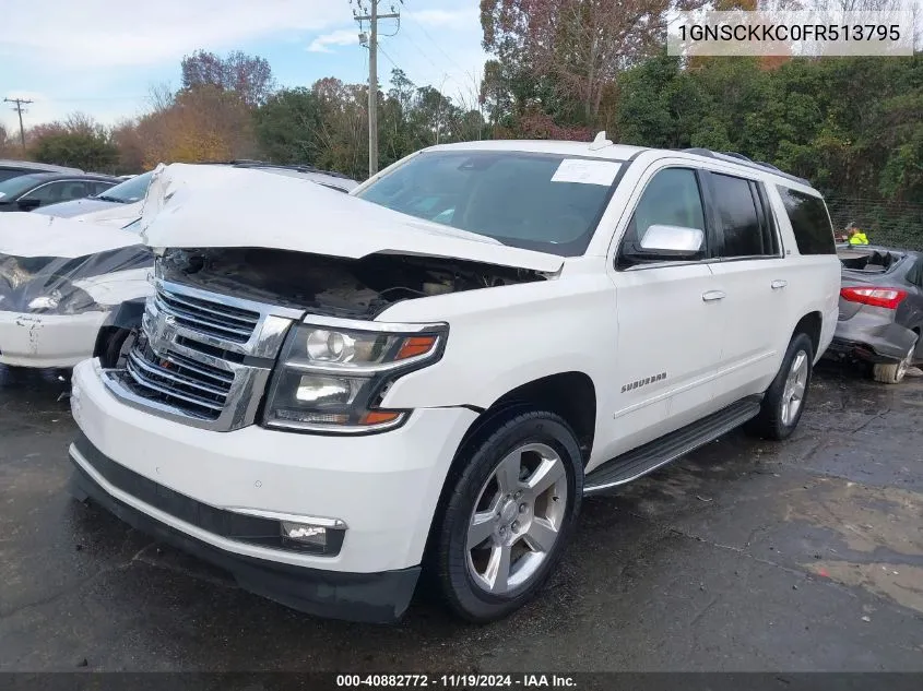 2015 Chevrolet Suburban 1500 Ltz VIN: 1GNSCKKC0FR513795 Lot: 40882772