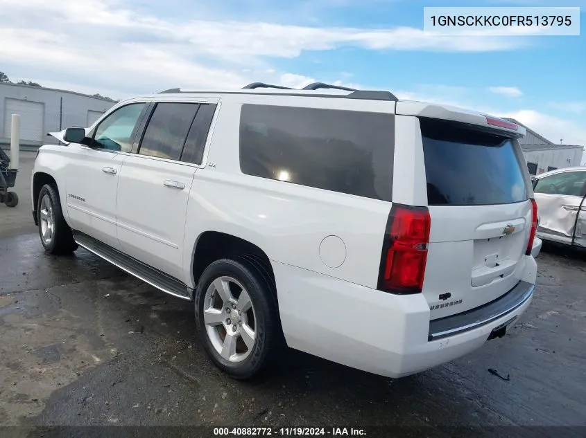 2015 Chevrolet Suburban 1500 Ltz VIN: 1GNSCKKC0FR513795 Lot: 40882772