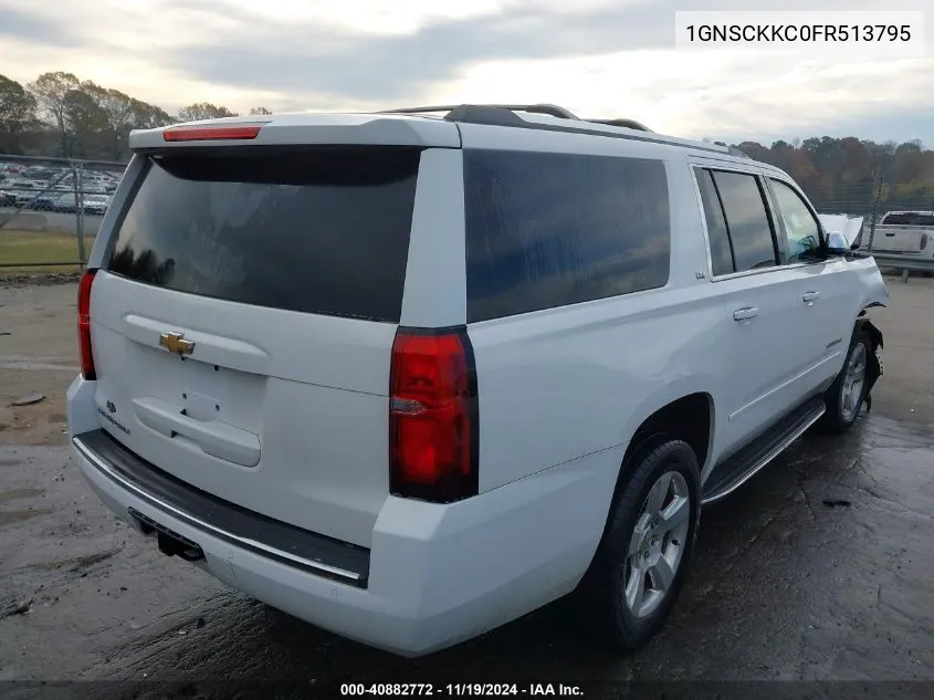 2015 Chevrolet Suburban 1500 Ltz VIN: 1GNSCKKC0FR513795 Lot: 40882772